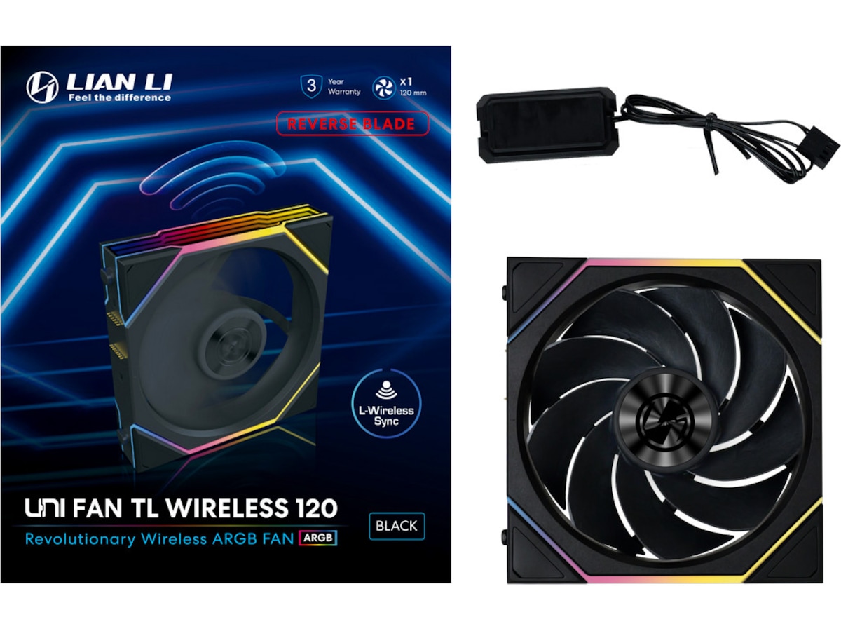 Lian Li UNI FAN TL Wireless Reverse (sort) Vifter
