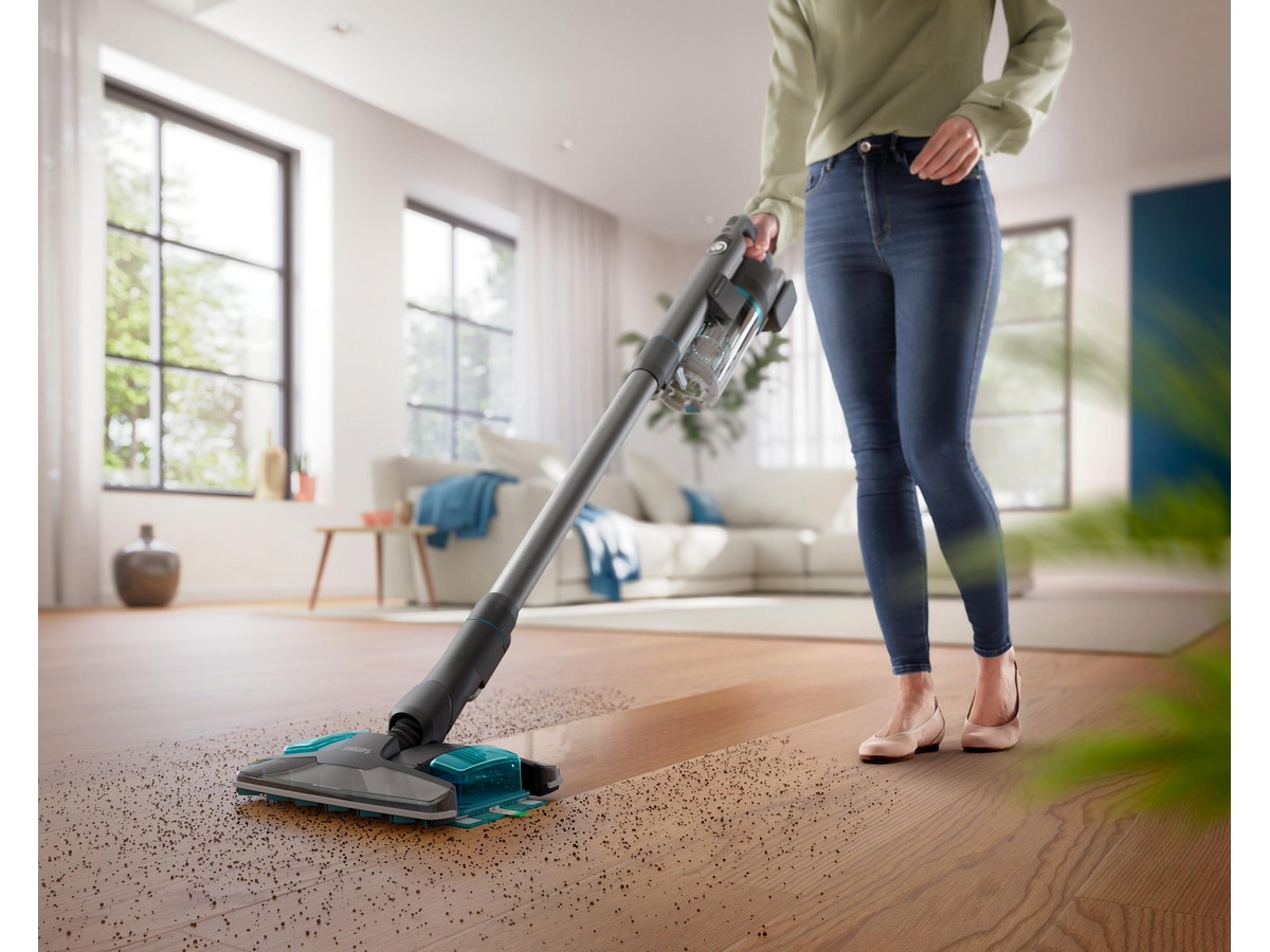 Philips XC8057/01 Trådløs støvsuger (aqua) -B-Grade Demo hjem & fritid