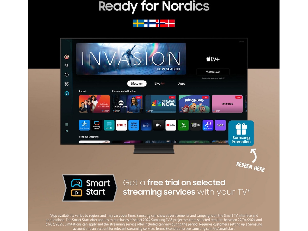 Samsung 65" QN800D 8K Neo QLED Mini LED TV TQ65QN800D -B-Grade Demo TV/projektor