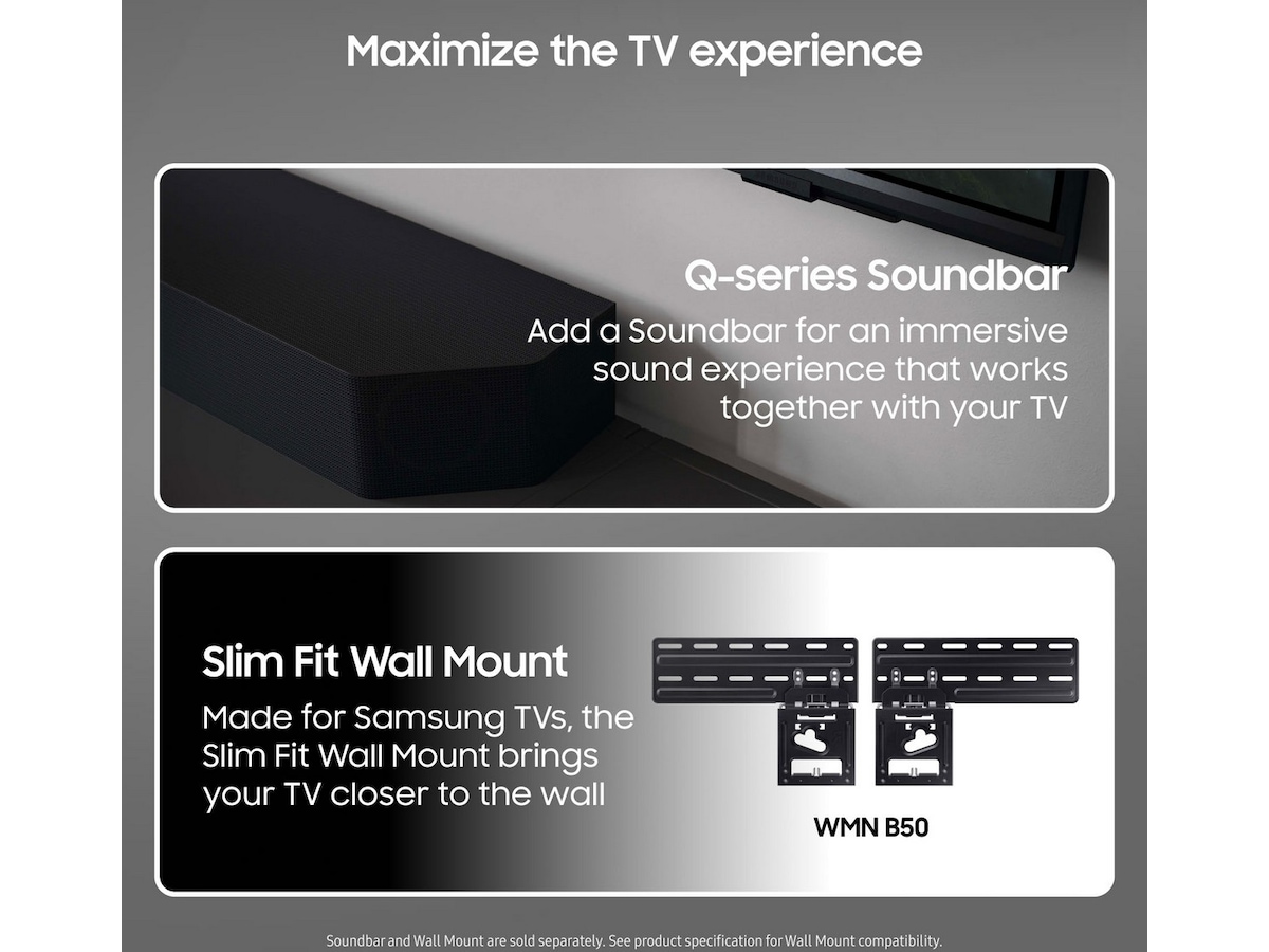 Samsung 55" Q60D QLED 4K TV TQ55Q60D -B-Grade Demo TV/projektor