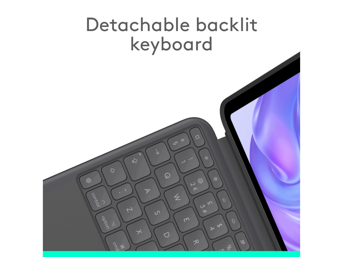 Logitech iPad Pro 11" Combo Touch tastaturdeksel (grafitt) -B-Grade Demo annet i PC & nettbrett