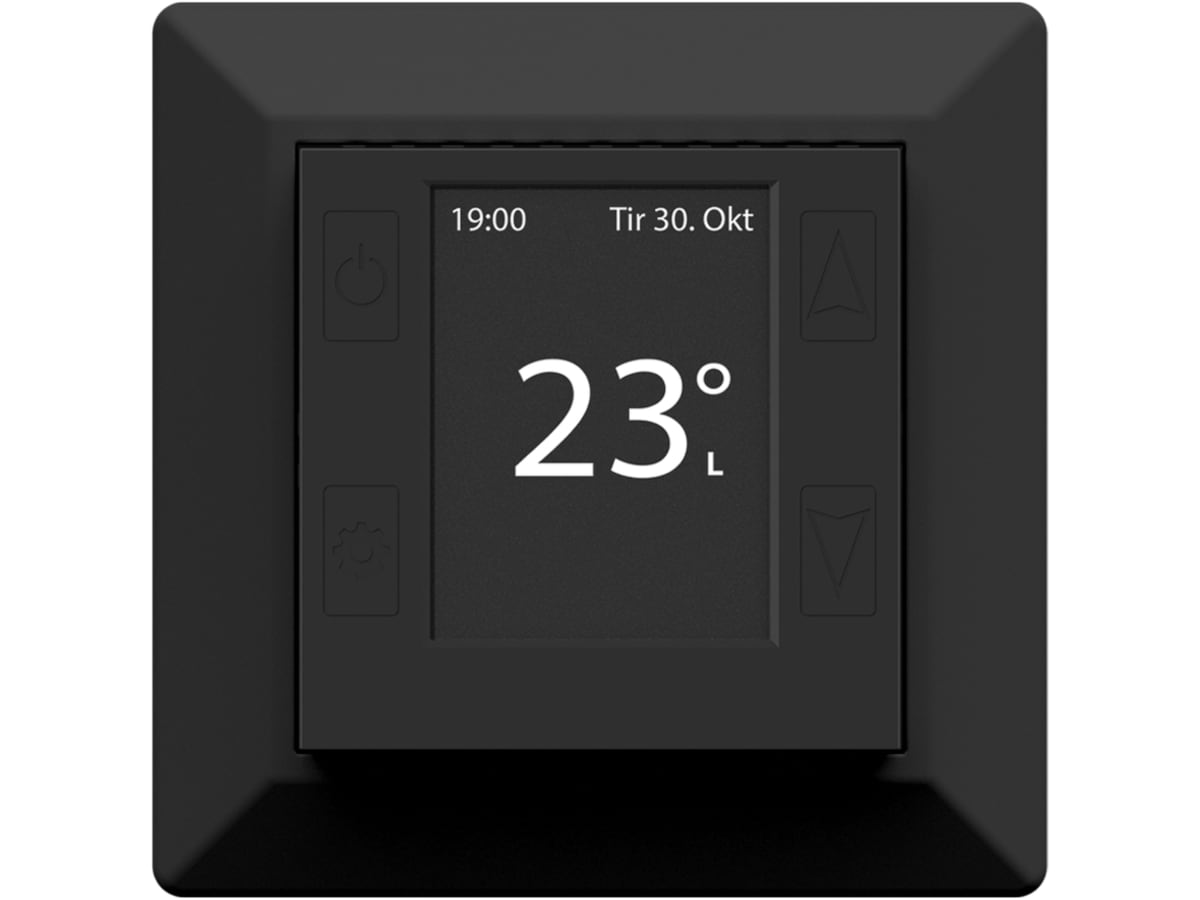 Mill Smart WiFi Gulvtermostat (sort) Tilbehør til varme