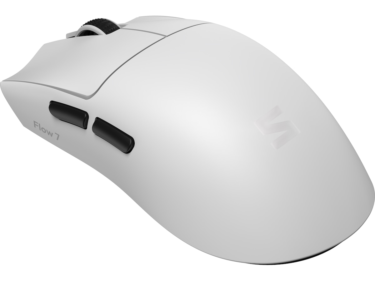 Svive Flow 7 Ultra Light Trådløs Gamingmus (hvit) Gamingmus