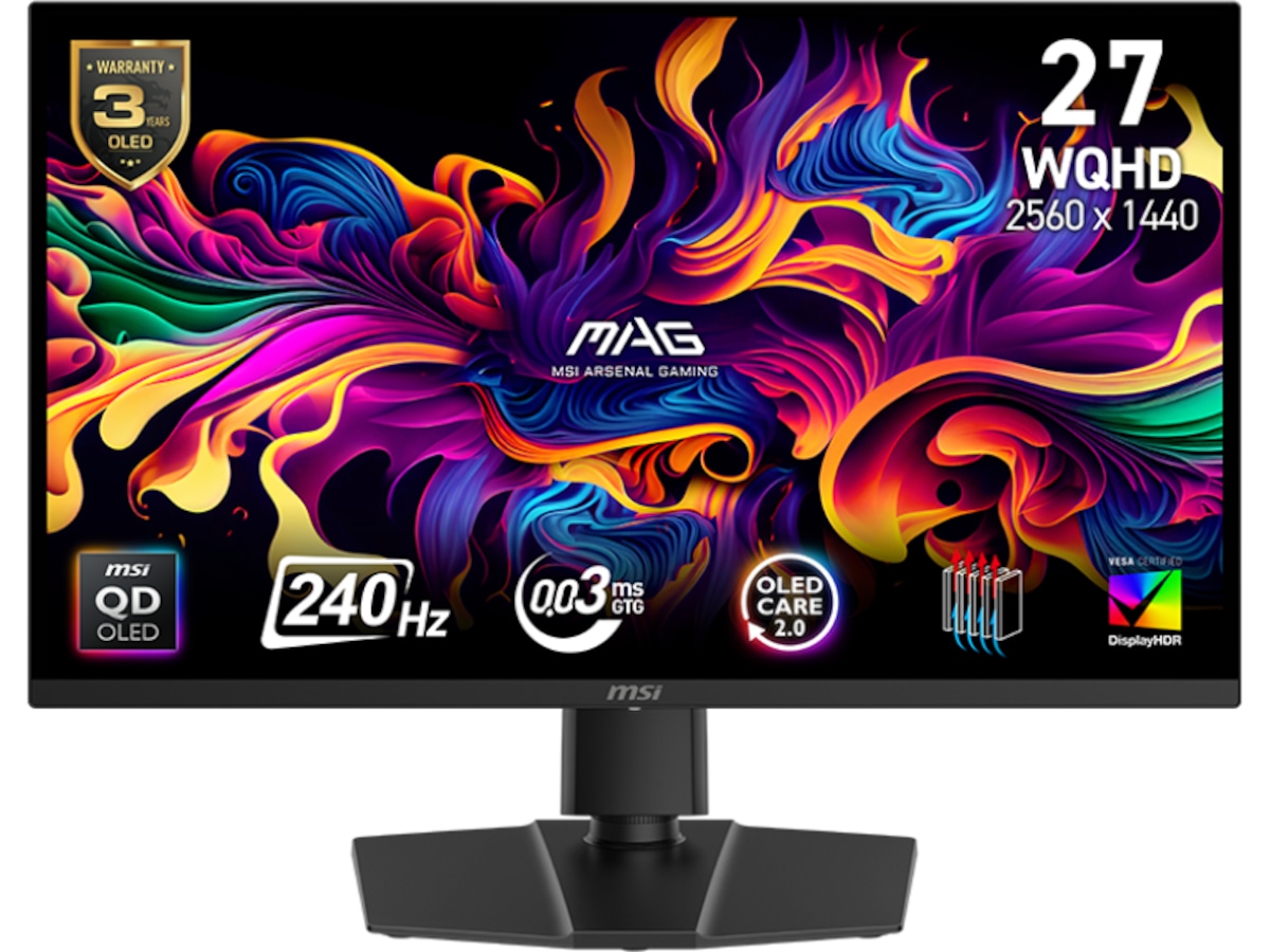 MSI 27" gamingskjerm MAG 271QP X24 Skjermer