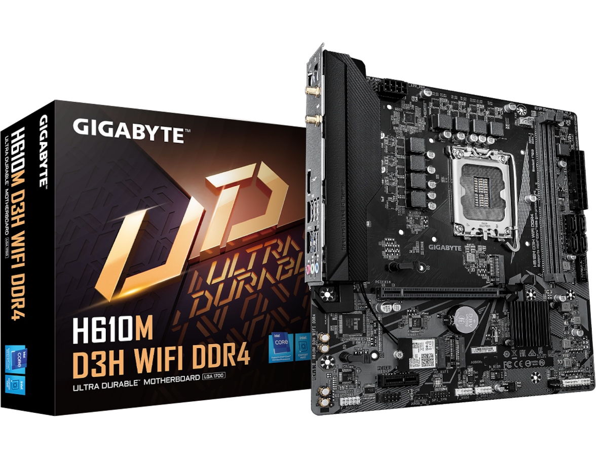 Gigabyte H610M D3H DDR4 WIFI Hovedkort Intel Socket