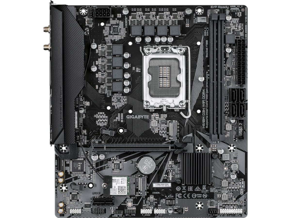 Gigabyte H610M D3H DDR4 WIFI Hovedkort Intel Socket