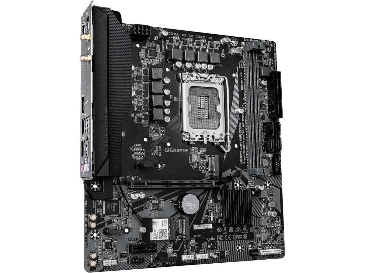 Gigabyte H610M D3H DDR4 WIFI Hovedkort Intel Socket