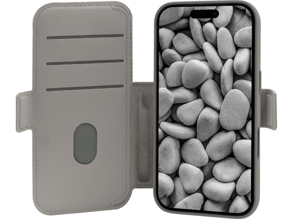dbramante1928 iPhone 17 Pro Lynge 2-i-1 Lommebokdeksel (river stone) Deksel til mobiltelefon