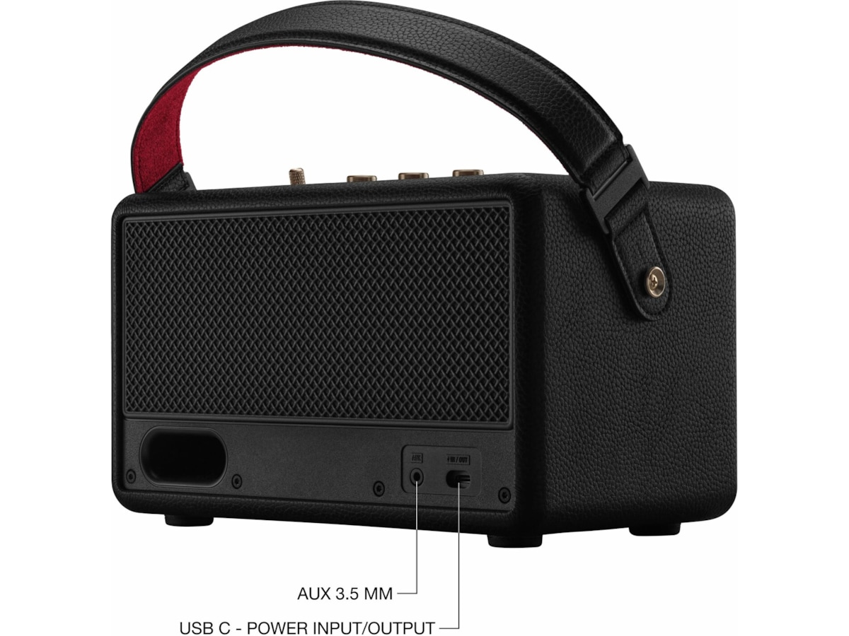 Marshall Kilburn III Trådløs bluetooth høyttaler (sort/messing) Trådløs / Bluetooth-høyttaler