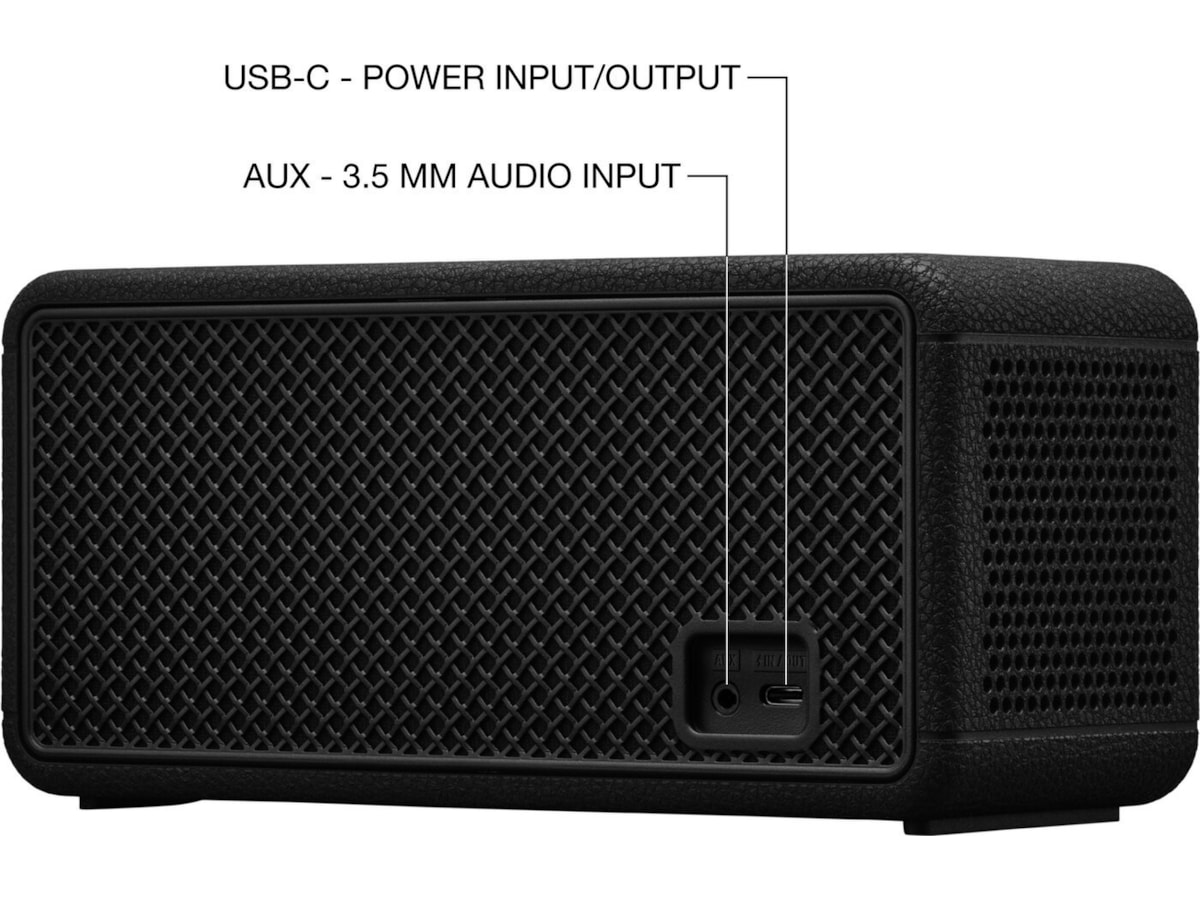 Marshall Middleton II Trådløs bluetooth høyttaler (sort/messing) Trådløs / Bluetooth-høyttaler