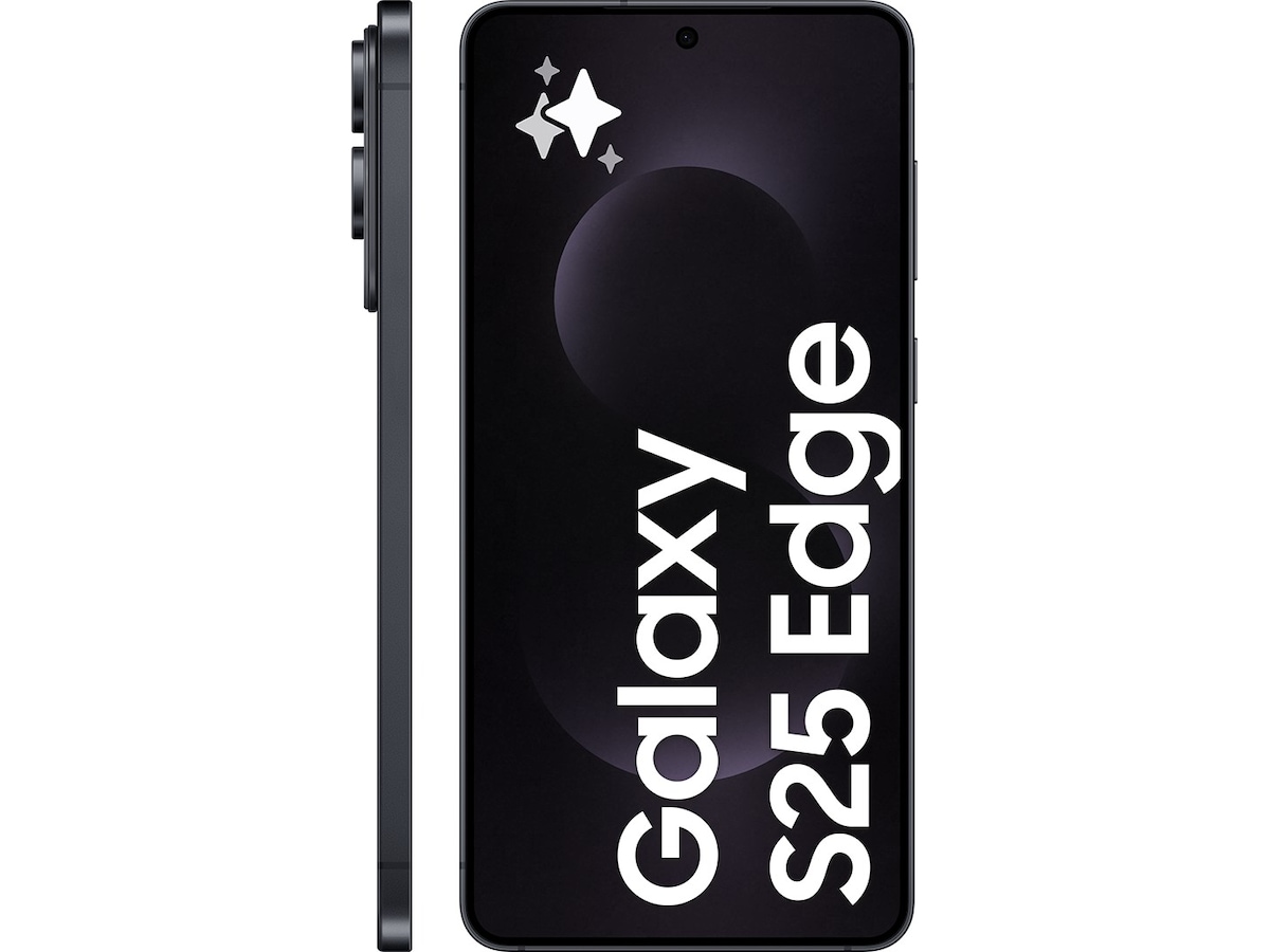 Samsung Galaxy S25 Edge 512GB (titanium jetblack) -B-Grade Demo mobiltelefoner