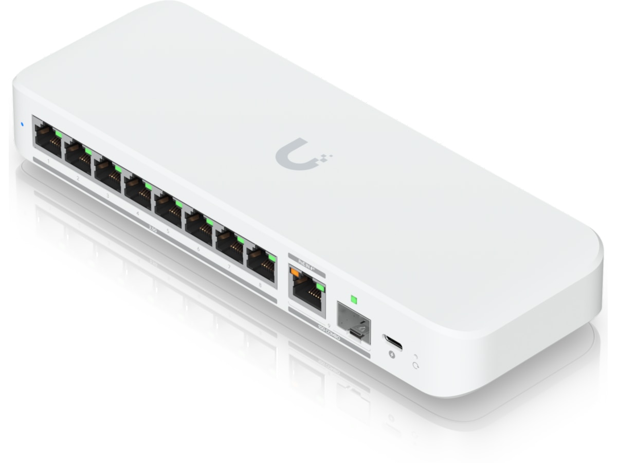Ubiquiti UniFi Flex 2.5G Switch -B-Grade Demo nettverk