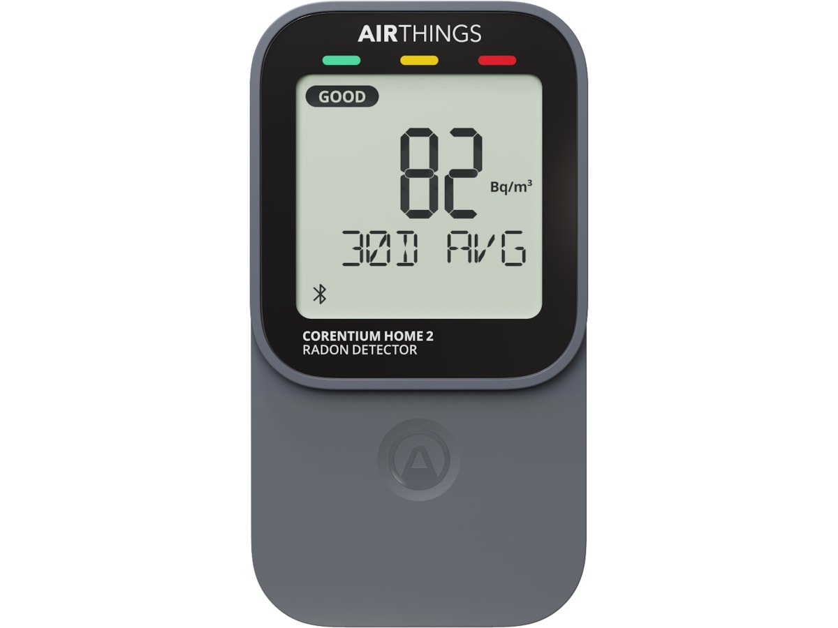Airthings Corentium Home 2 Radonmåler Diverse sikkerhet