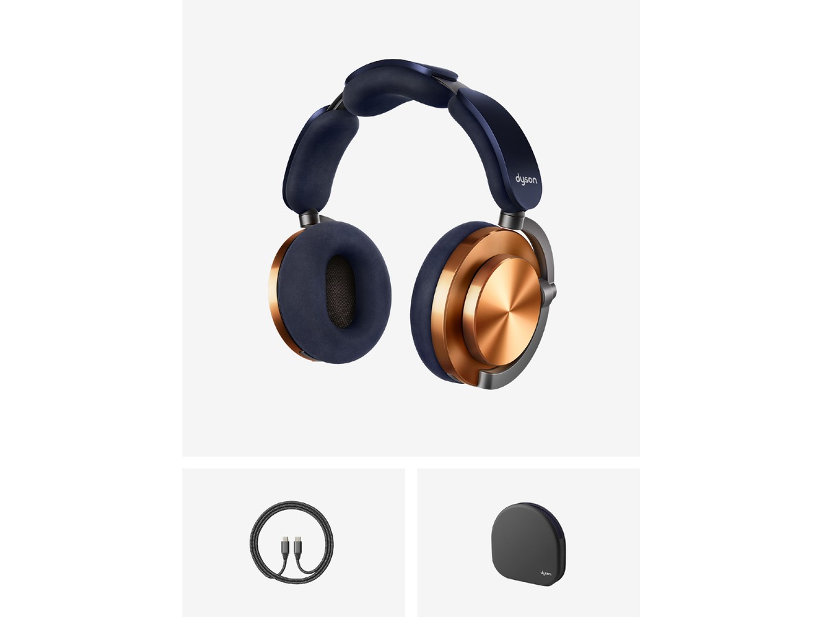 Dyson onTrac CNC Trådløse hodetelefoner, Over-Ear (copper) -B-Grade Demo headset