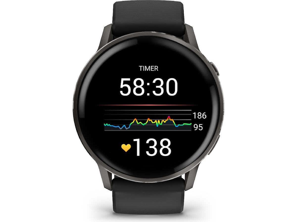 Garmin Venu 4 45mm GPS (black) Smartklokker