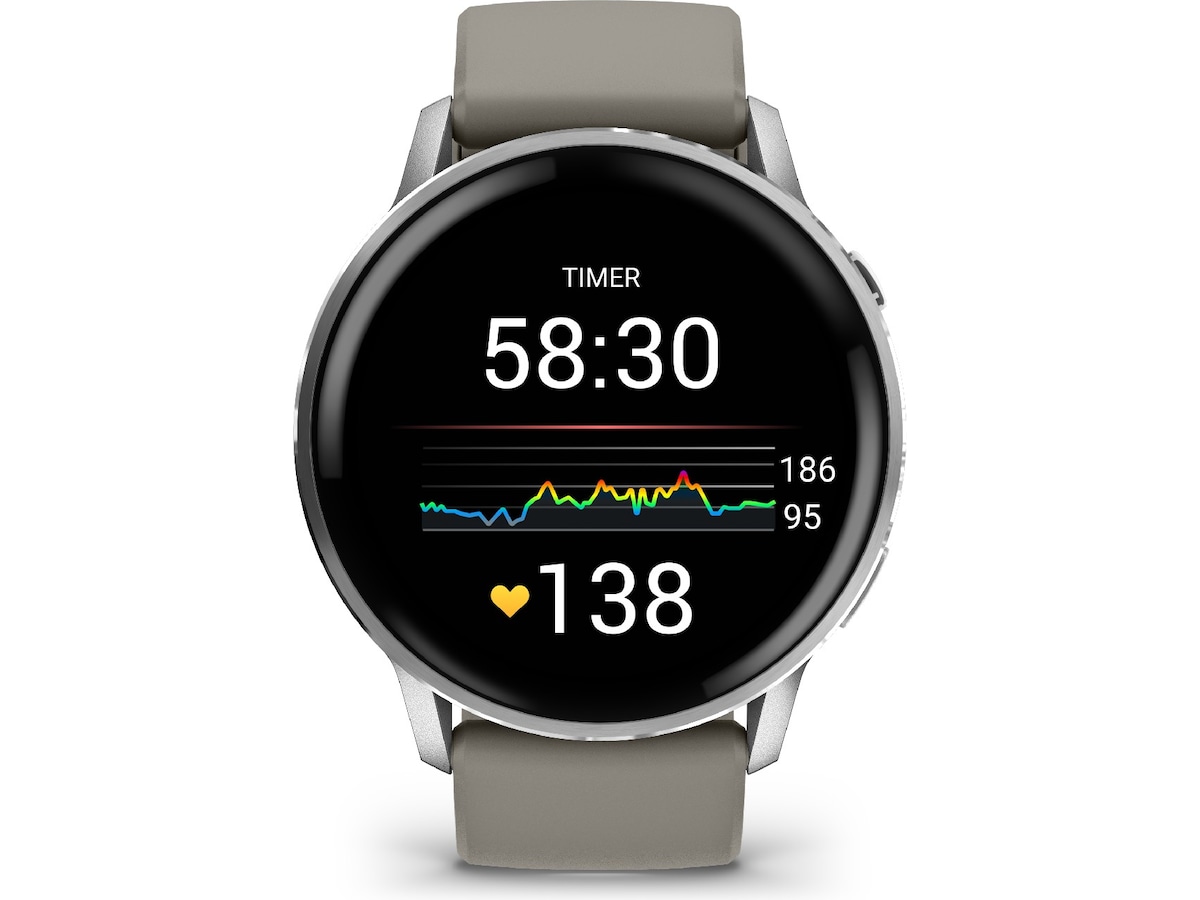 Garmin Venu 4 45mm GPS (silver/gray) Smartklokker