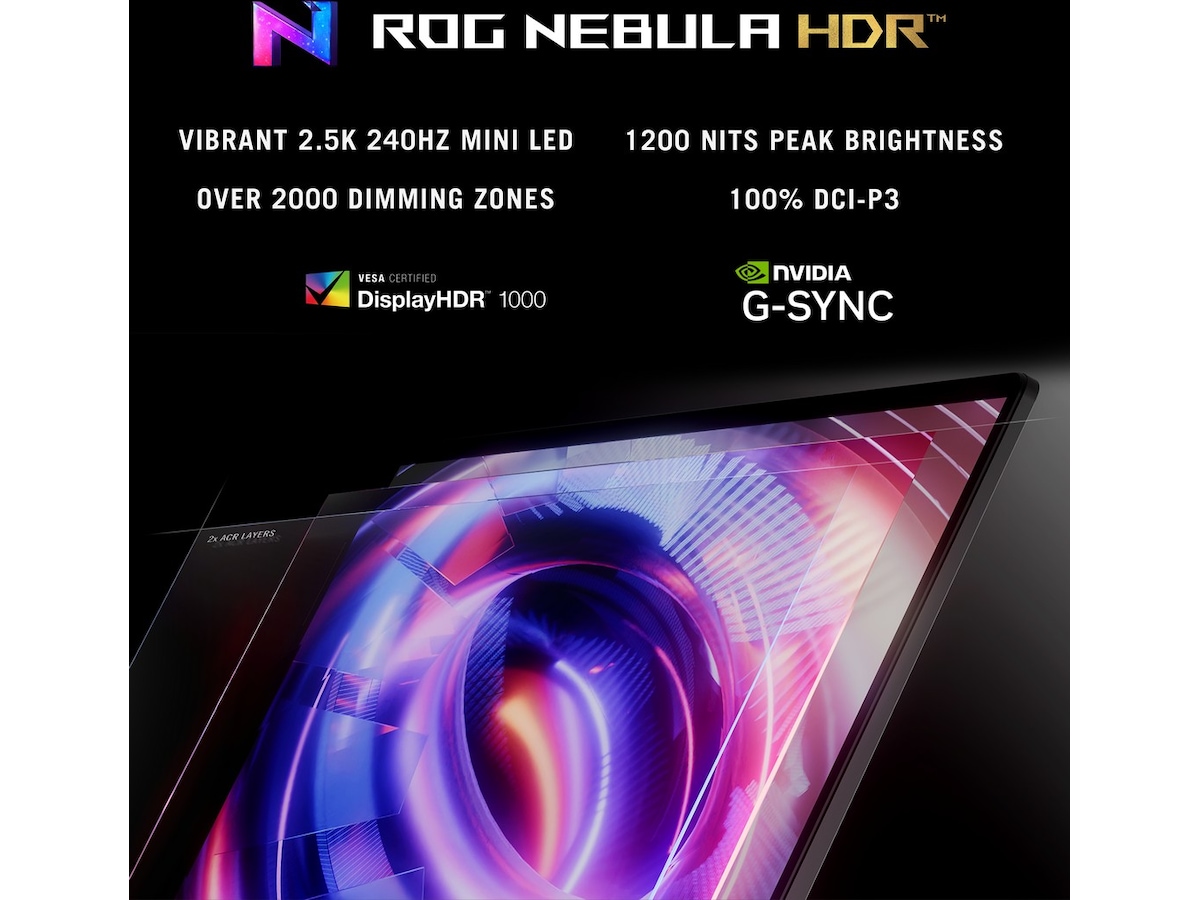 Asus ROG Strix SCAR 18" WQXGA 240 Hz -B-Grade Demo bærbar PC