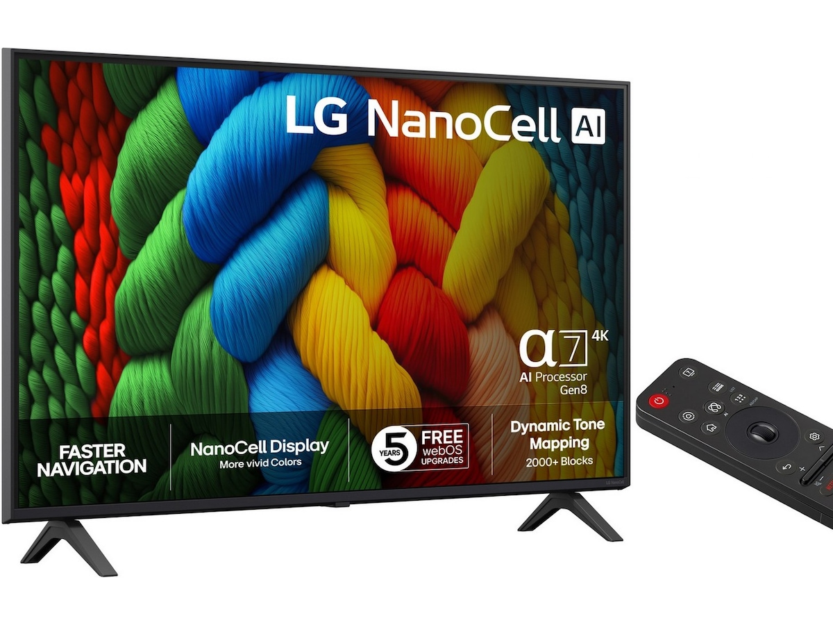 LG 43" NANO80 AI 4K NanoCell Smart TV (2025) 20 - 49 tommer TV