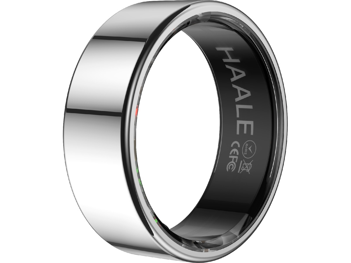 Haale II Smart Ring str. 8 (sølv) -B-Grade Demo tilbehør til mobiler & klokker