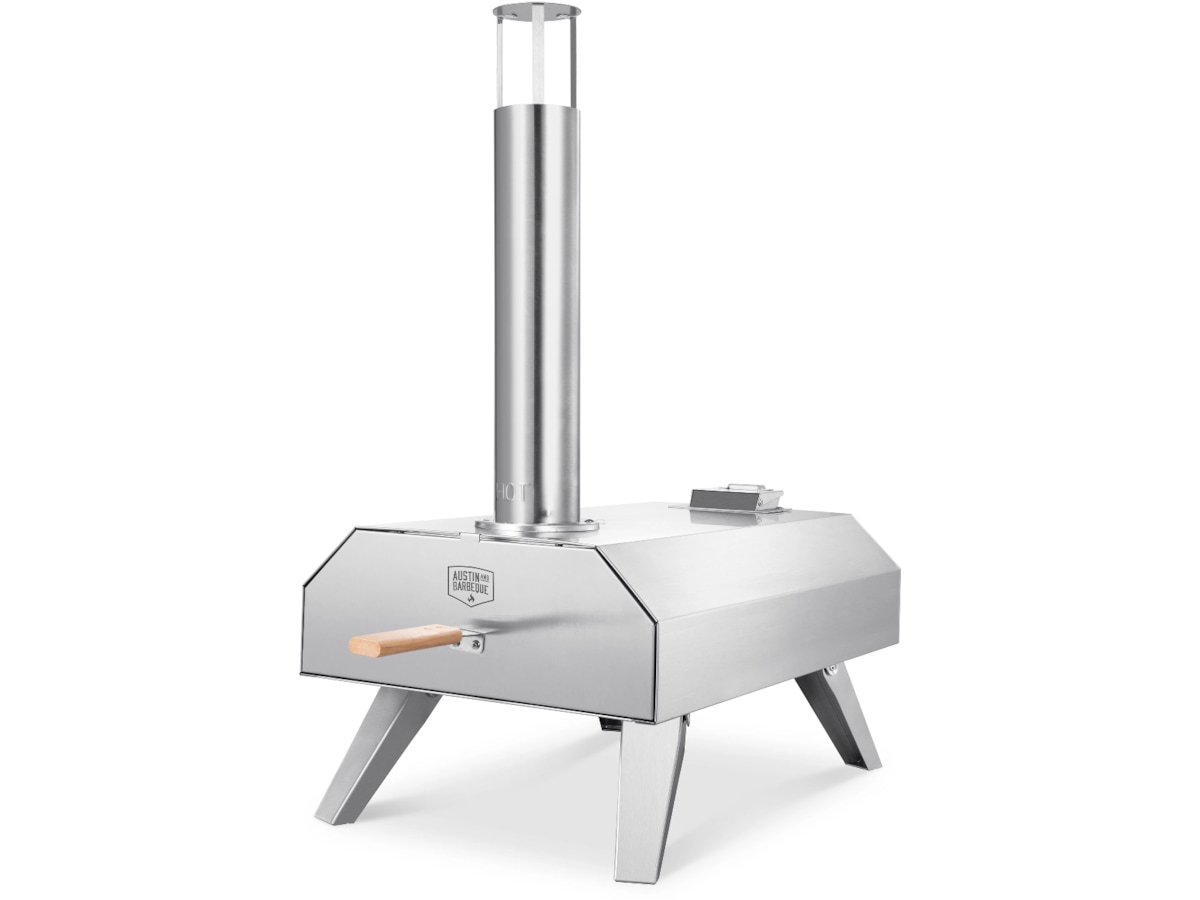 Austin and Barbeque Pizza pizzaovn pelletsfyrt 12" + foodprosessor