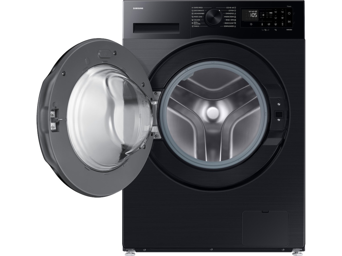 Samsung Vaskemaskin AI Ecobubble 9 kg (sort) Vaskemaskin