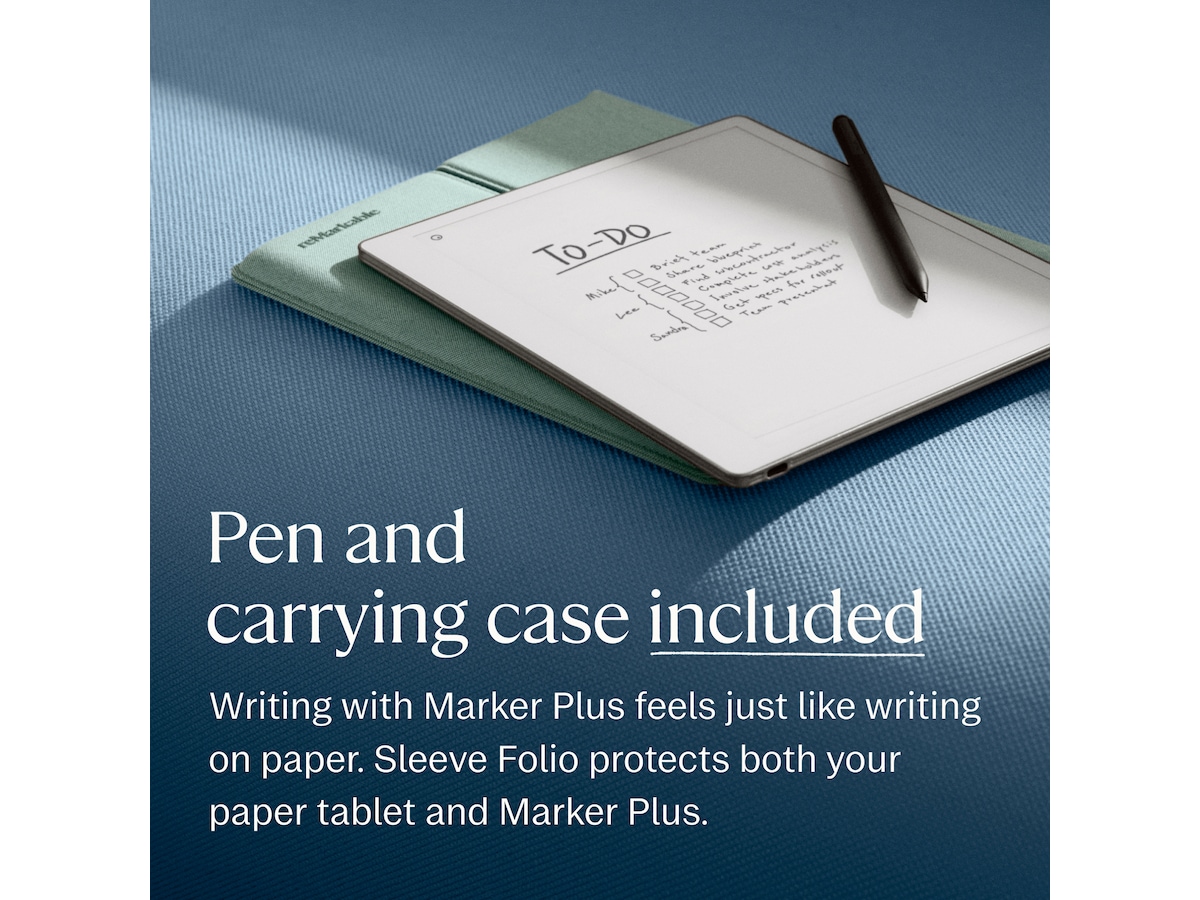 reMarkable Paper Pure - Bundle Green Folio Tablet Folio Green Digitale notatblokker