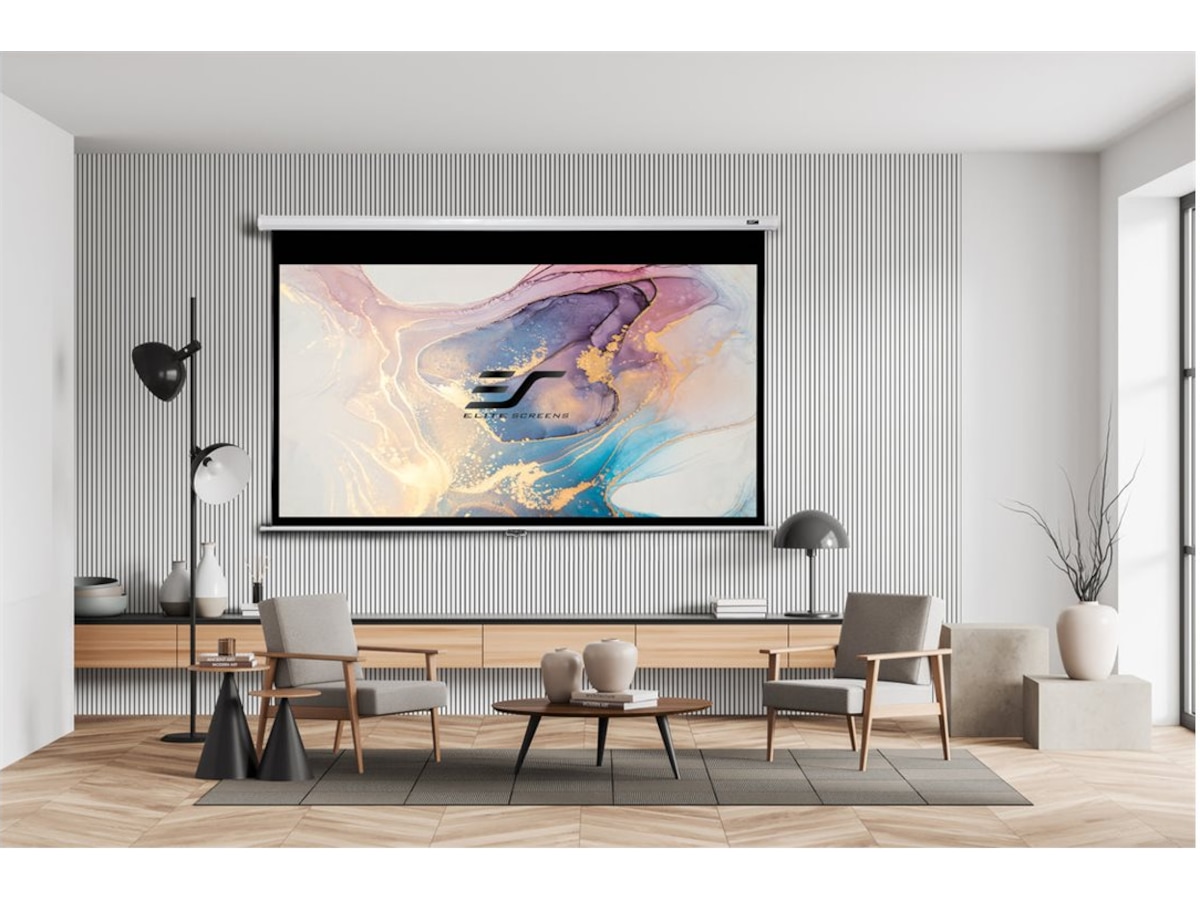 Elite Screens 100" Manuelt lerret  -B-Grade Demo TV/projektor
