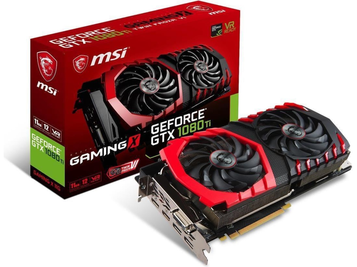 NVIDIA® GeForce® GTX 1080Ti MSI GeForce GTX 1080 Ti Gaming X -B-Grade | KomplettBedrift.no