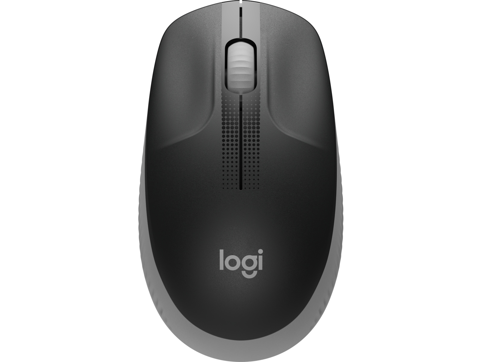 Logitech M190 Trådløs mus i full størrelse mellomgrå Mus