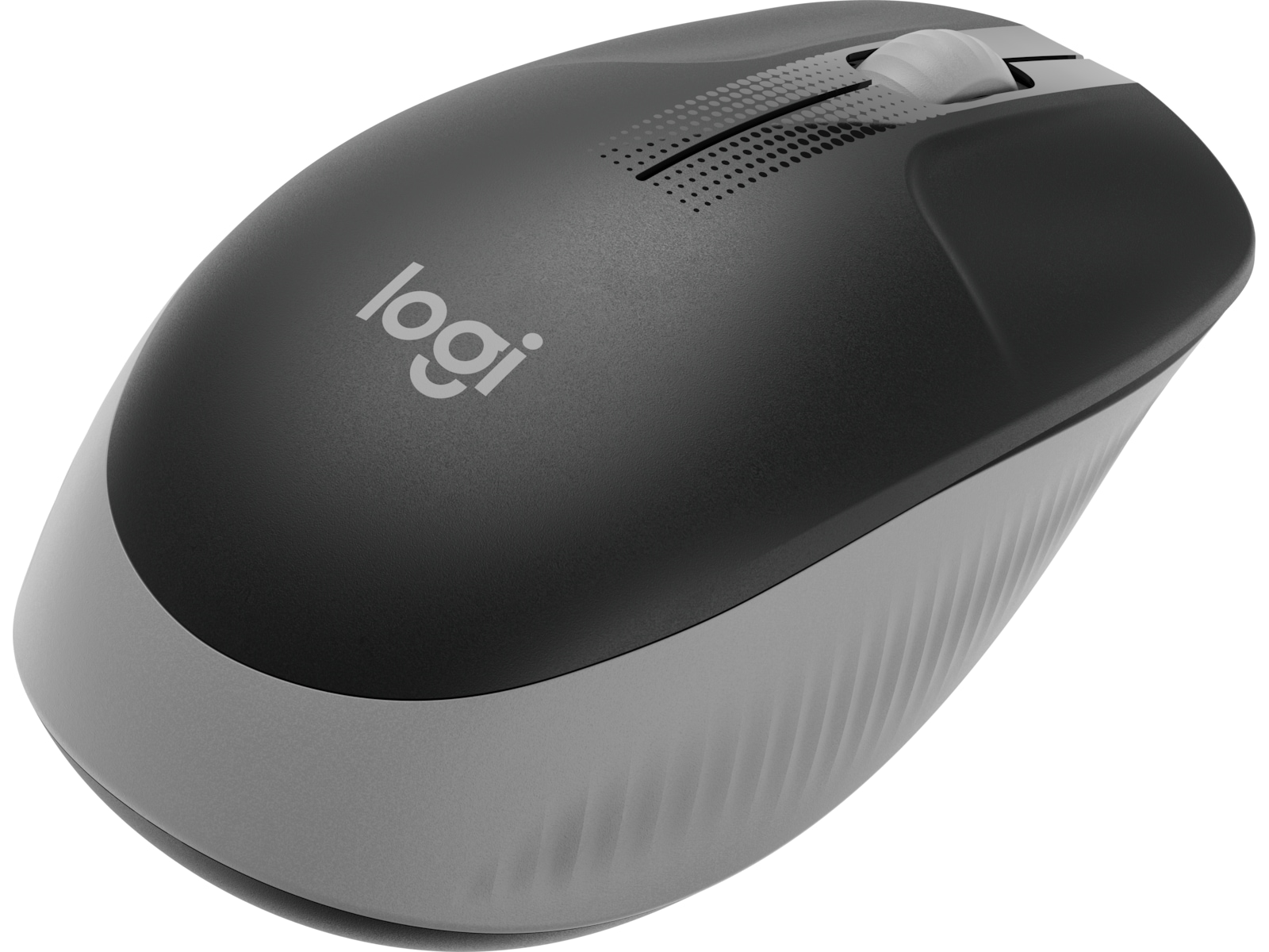 Logitech M190 Trådløs mus i full størrelse mellomgrå Mus