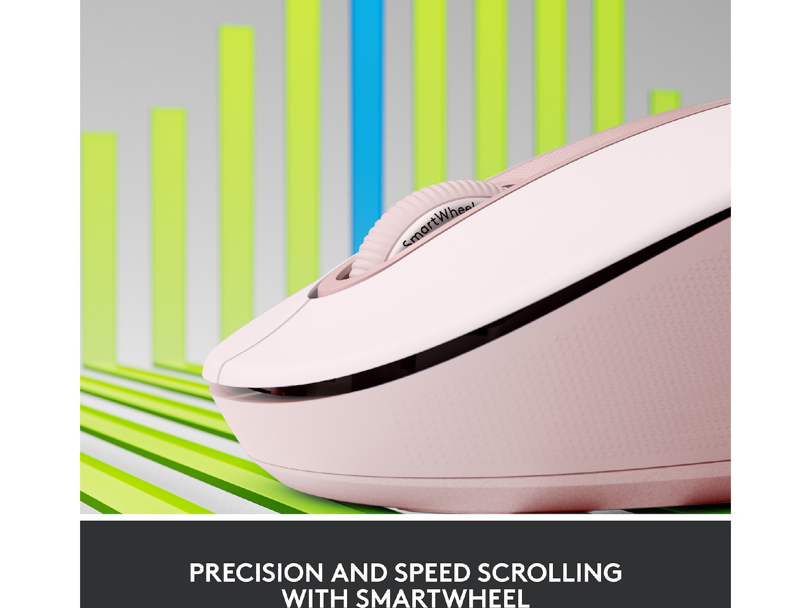 Logitech Signature M650 Medium  trådløs mus Rosa Mus