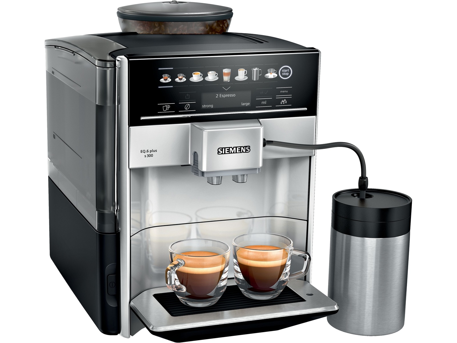 Siemens TE653M11RW Espressomaskin EQ6 plus  -B-Grade Demo hjem & fritid