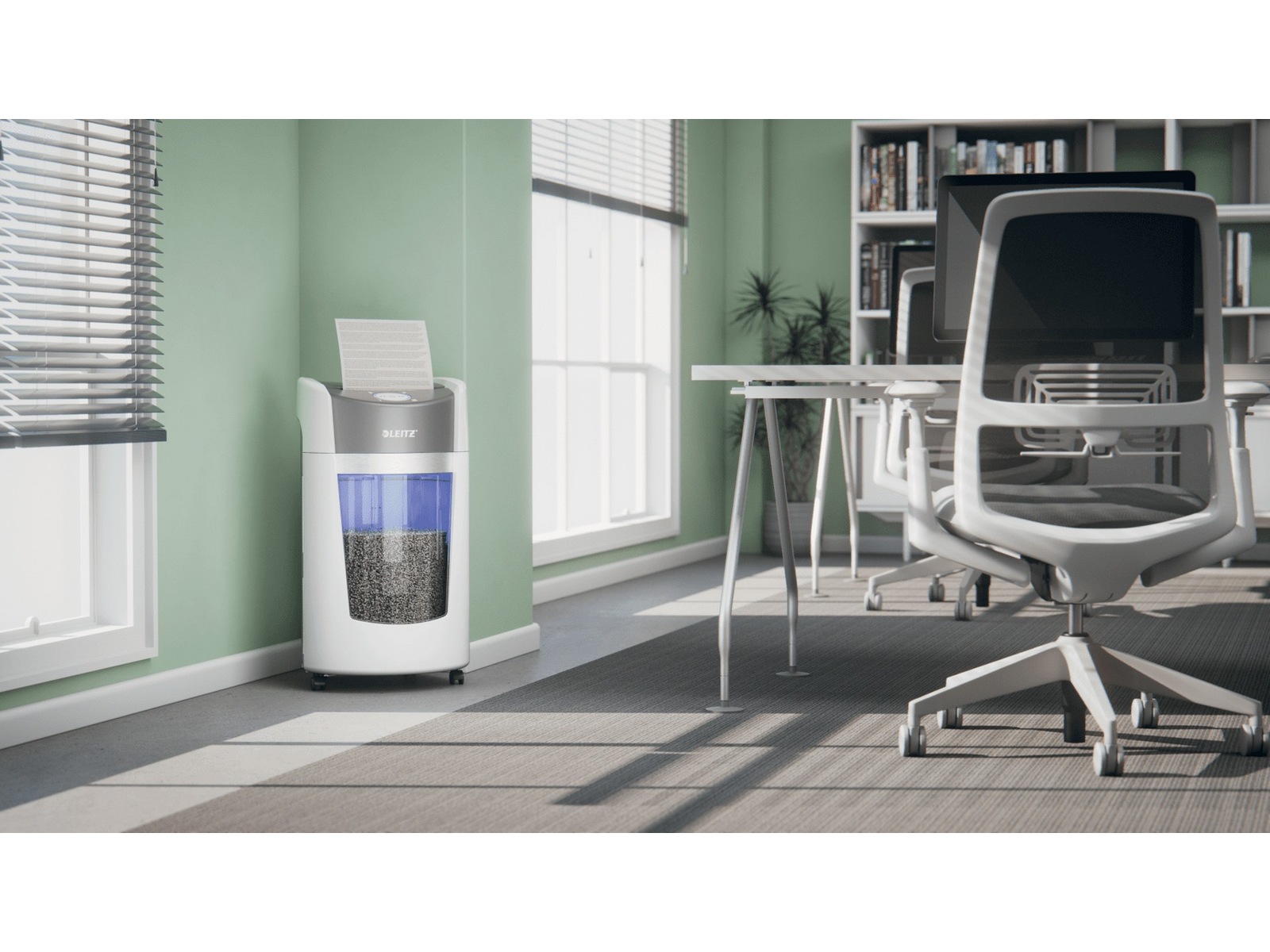 Leitz Makuleringsmaskin Leitz IQ OptiMax Office 550 Mikrokutt P5 Makuleringsmaskiner