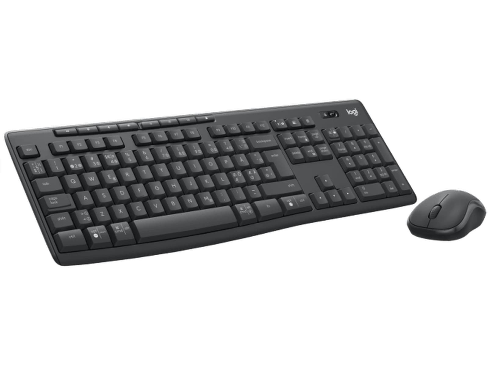 Logitech MK370 Combo Trådløs (graphite) Mus & tastatur -kombipakker