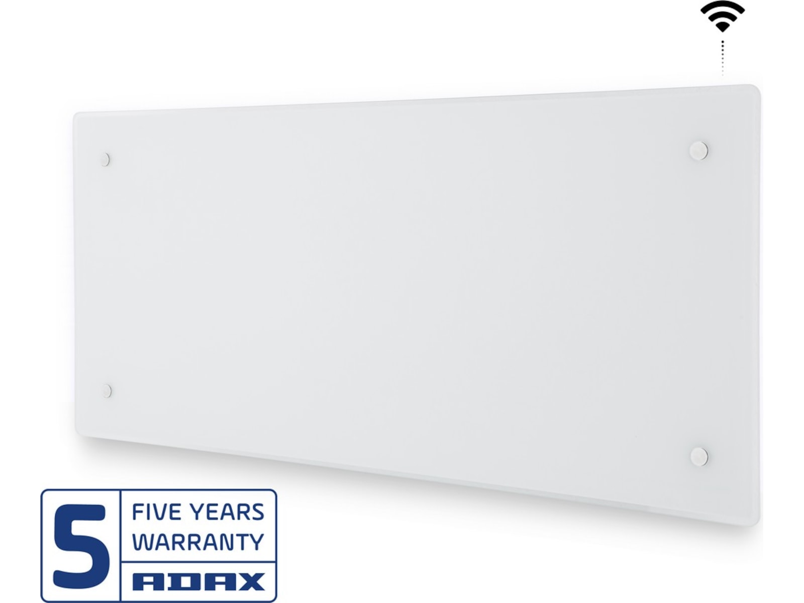 Adax Clea WiFi panelovn glass 1000W (hvit) -B-Grade Demo hjem & fritid