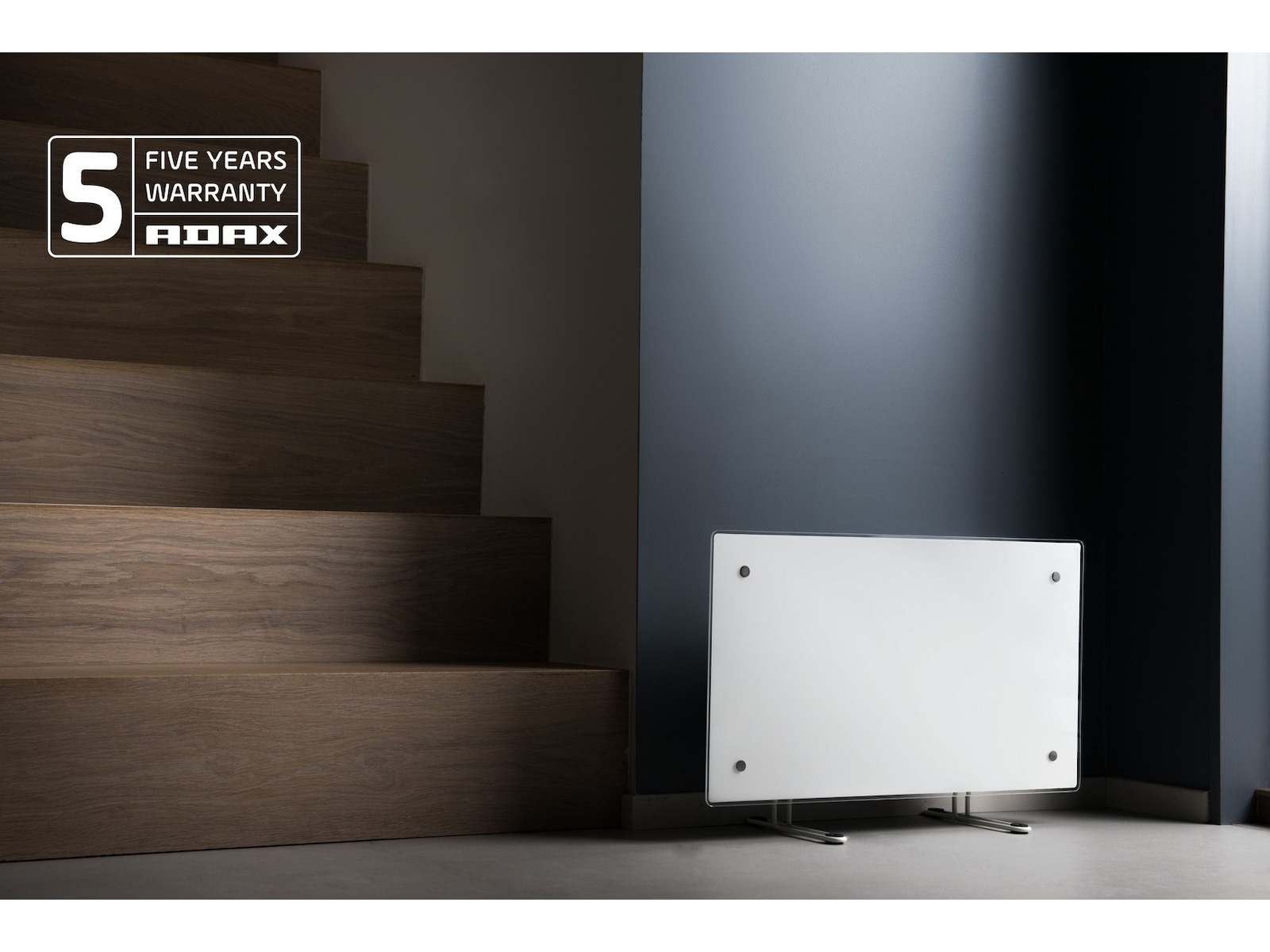 Adax Clea WiFi panelovn glass 1000W (hvit) -B-Grade Demo hjem & fritid