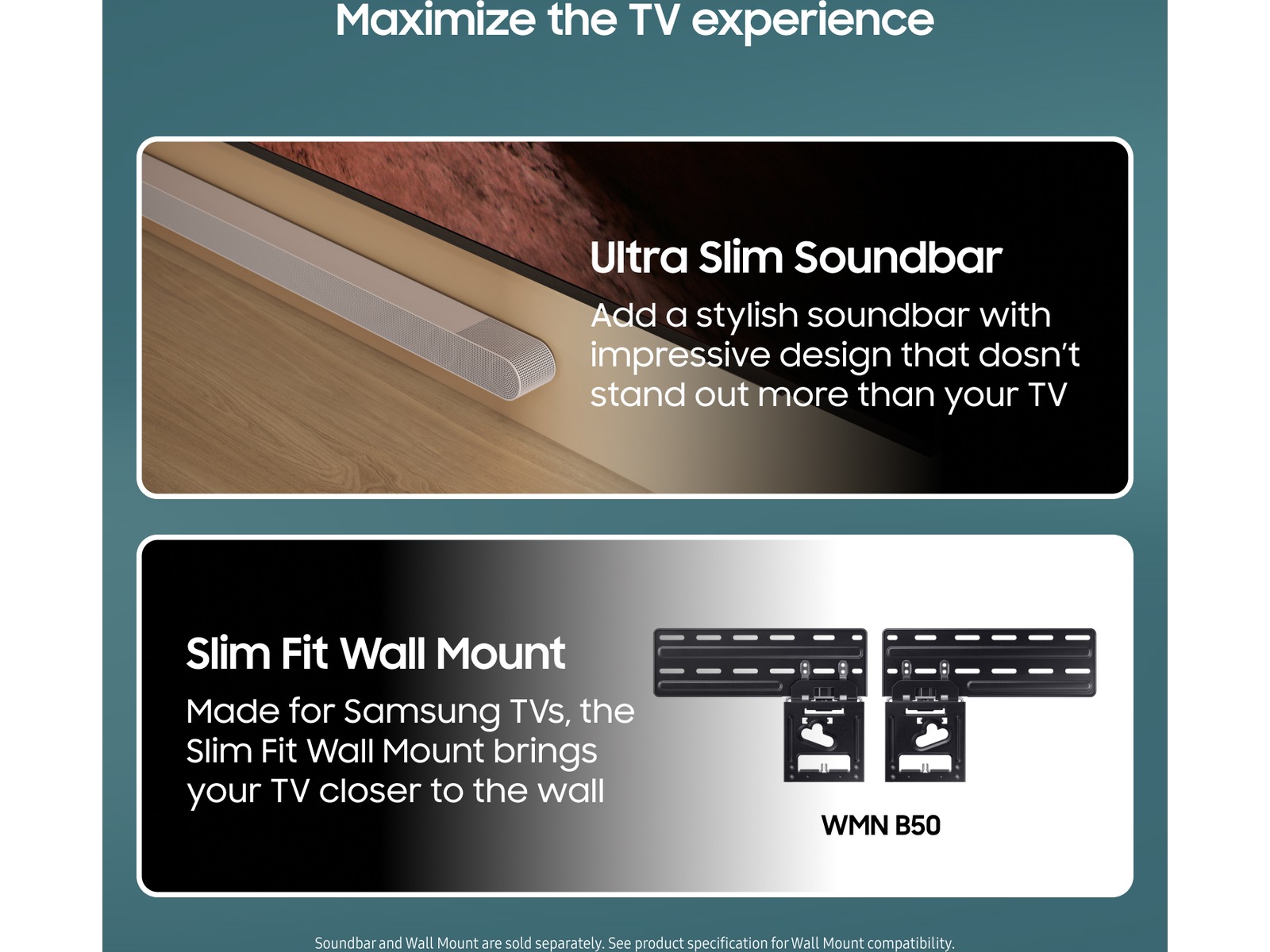 Samsung 55" S85D 4K OLED Smart TV TQ55S85D 50 - 59 tommer TV