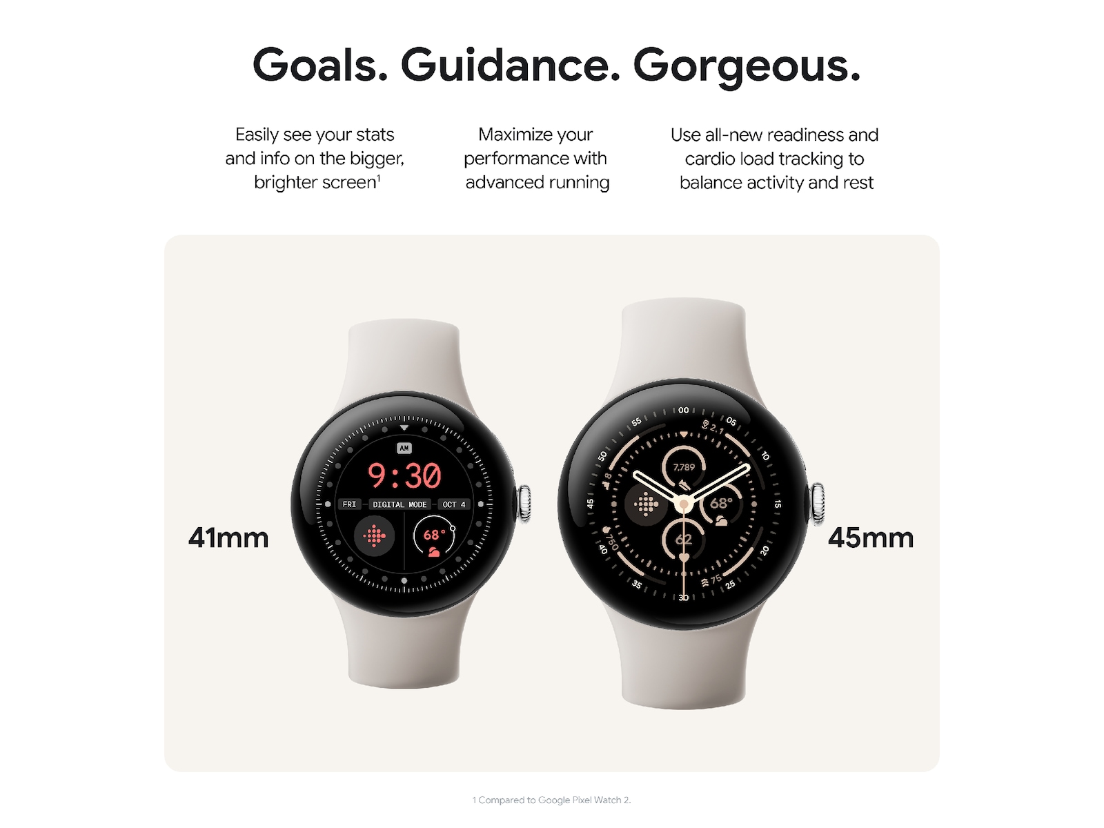 Google Pixel Watch 3 Large 45mm LTE (obsidian) -B-Grade Demo klokker