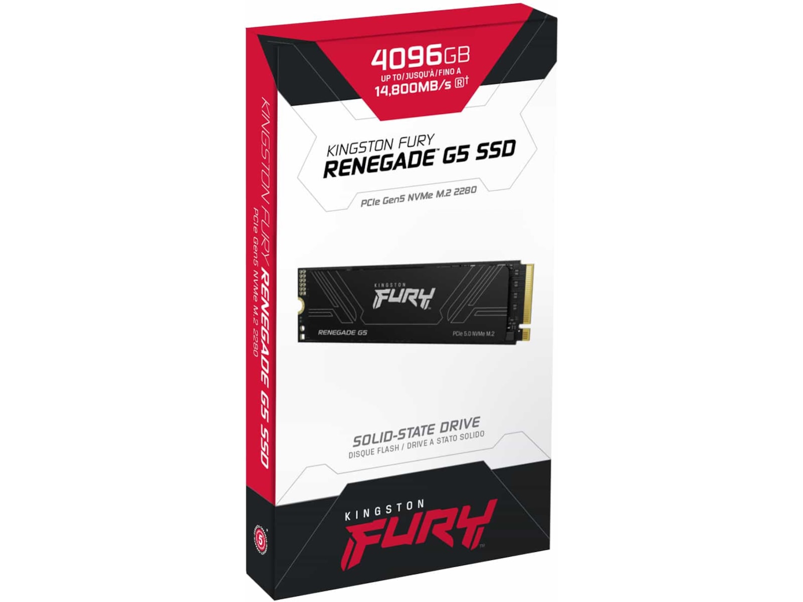Kingston FURY Renegade G5 PCIe 5.0 NVMe M.2 SSD 4TB SSD M.2