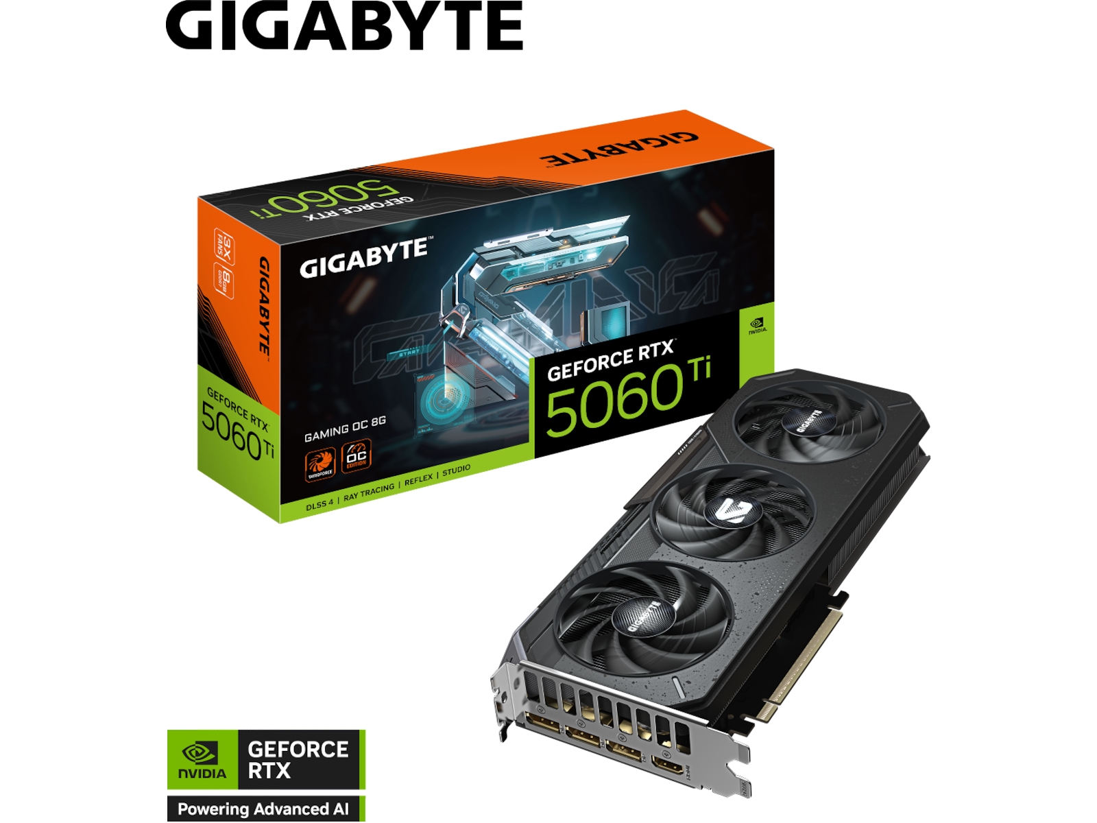 Gigabyte GeForce RTX 5060 Ti GAMING OC Skjermkort