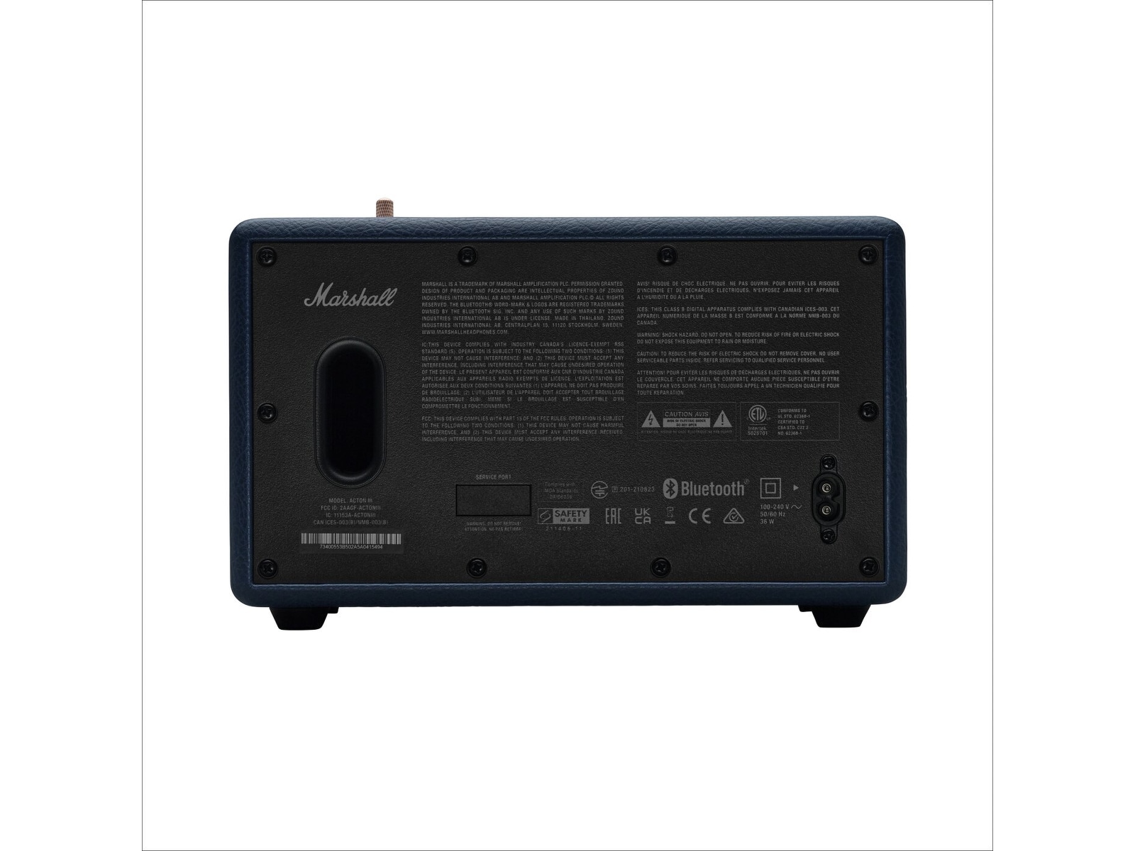 Marshall Acton III Trådløs bluetooth høyttaler (midnight blue) Trådløs / Bluetooth-høyttaler