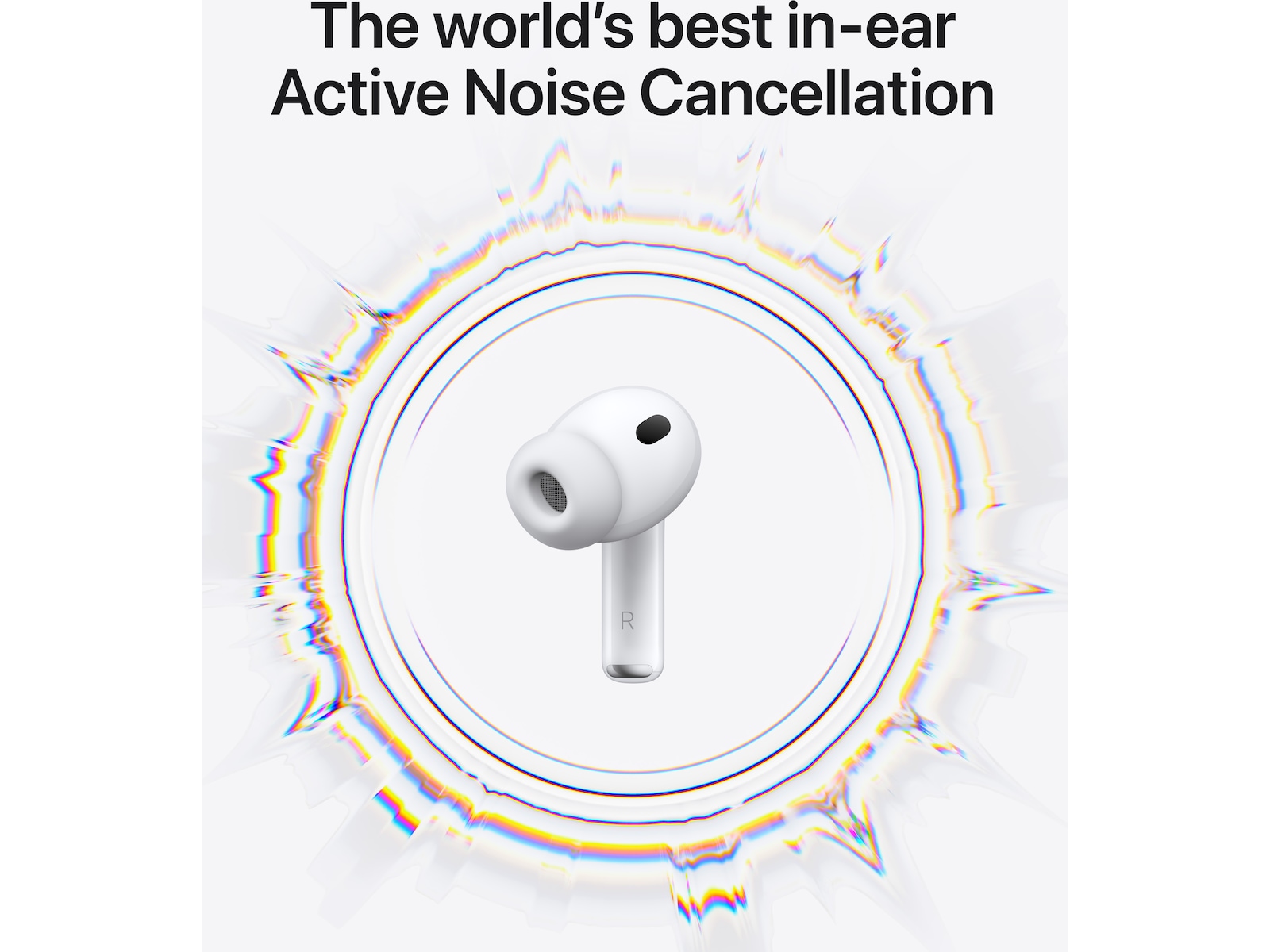 Apple AirPods Pro 3 Trådløse Ørepropper, In-Ear (hvit) Ørepropper