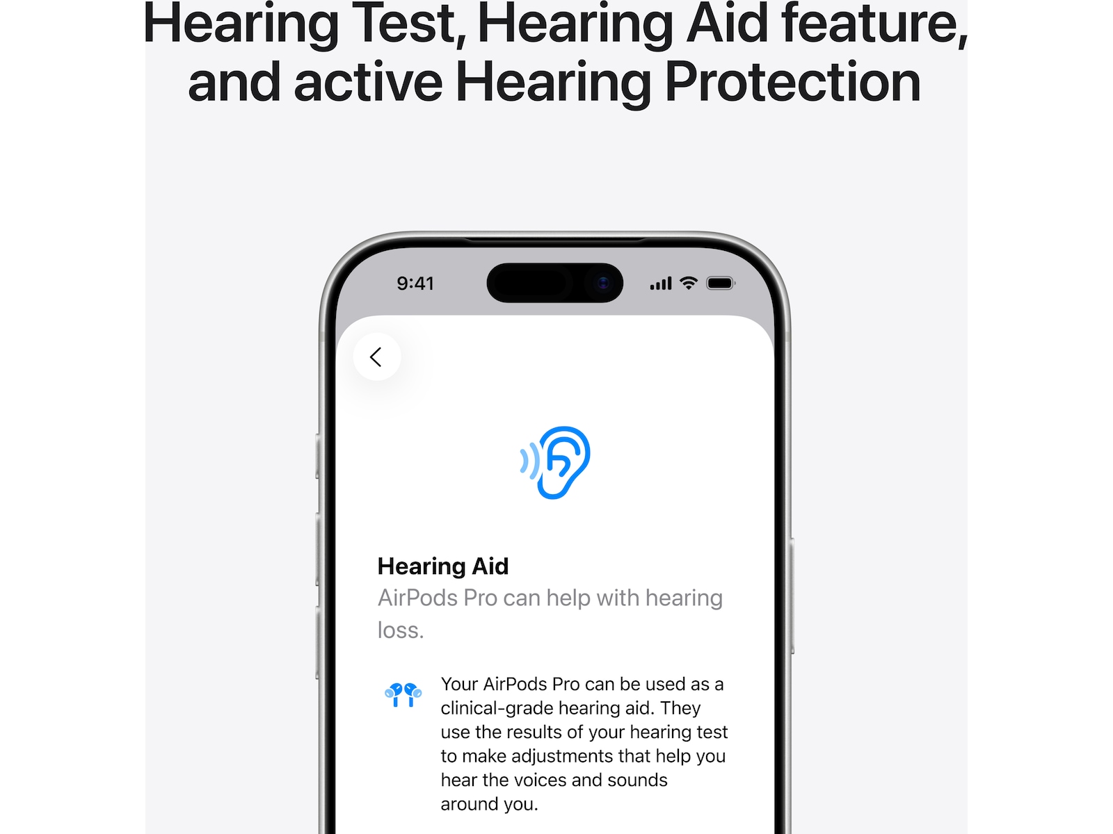 Apple AirPods Pro 3 Trådløse Ørepropper, In-Ear (hvit) Ørepropper