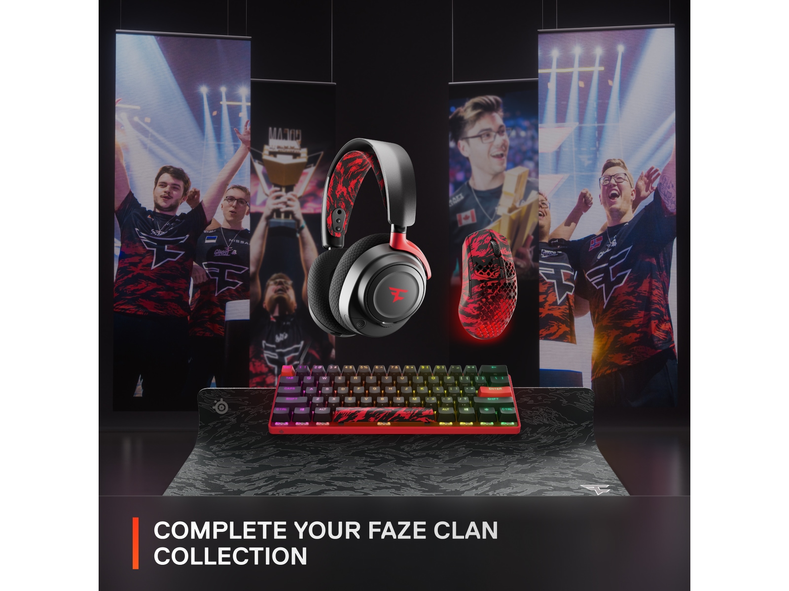 Qck XXL Faze Clan Gamingmusematte