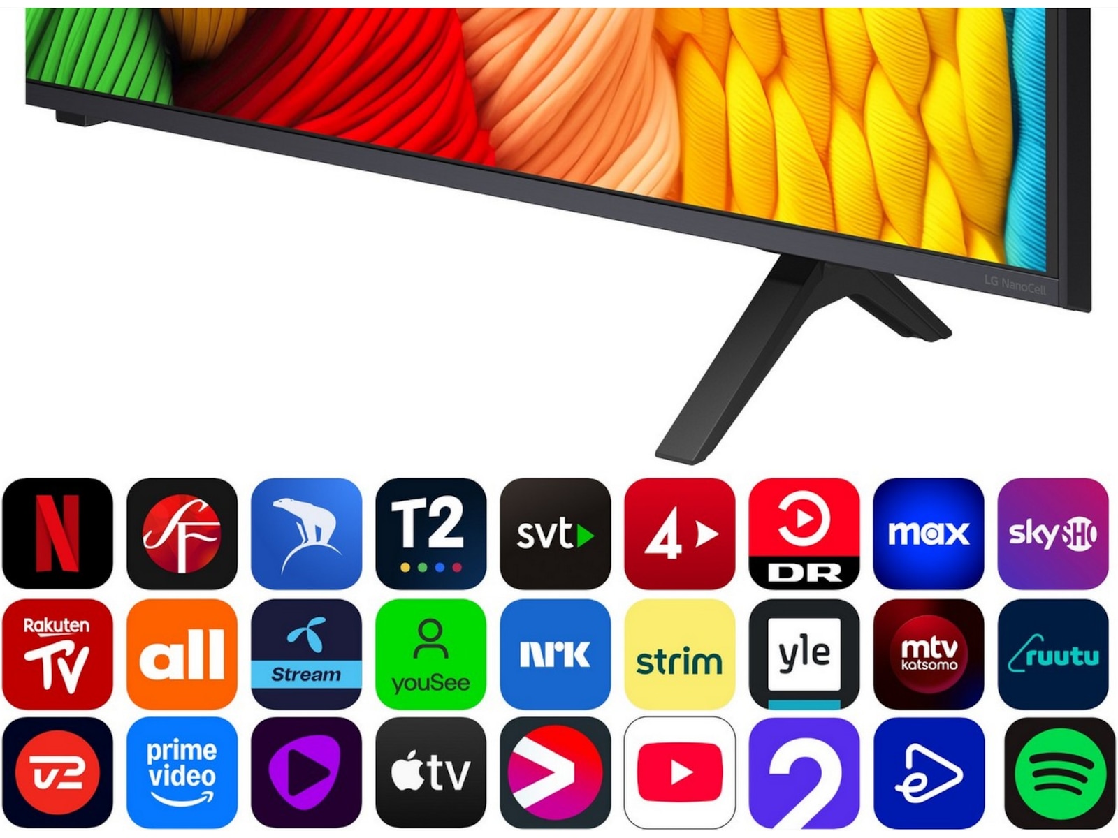 LG 50'' Nano AI 4K 50NANO80A (2025) 50 - 59 tommer TV