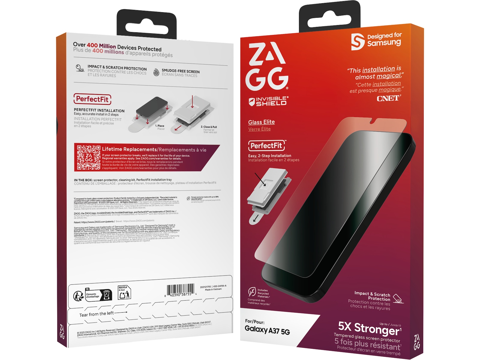 InvisibleShield Glass Elite Galaxy A37 Skjermbeskytter Skjermbeskyttelse