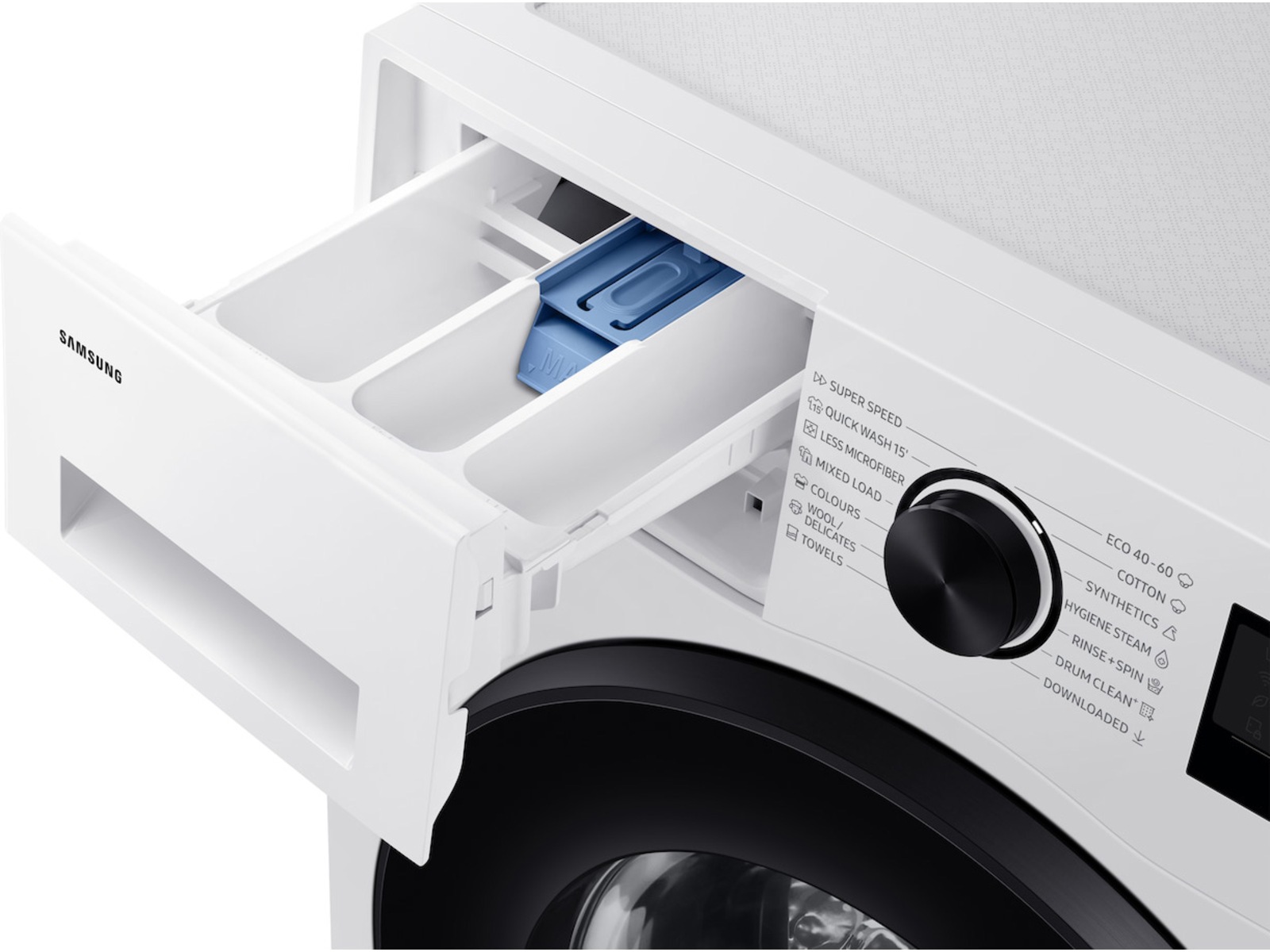 Samsung Vaskemaskin AI Ecobubble 9 kg (hvit) Vaskemaskin