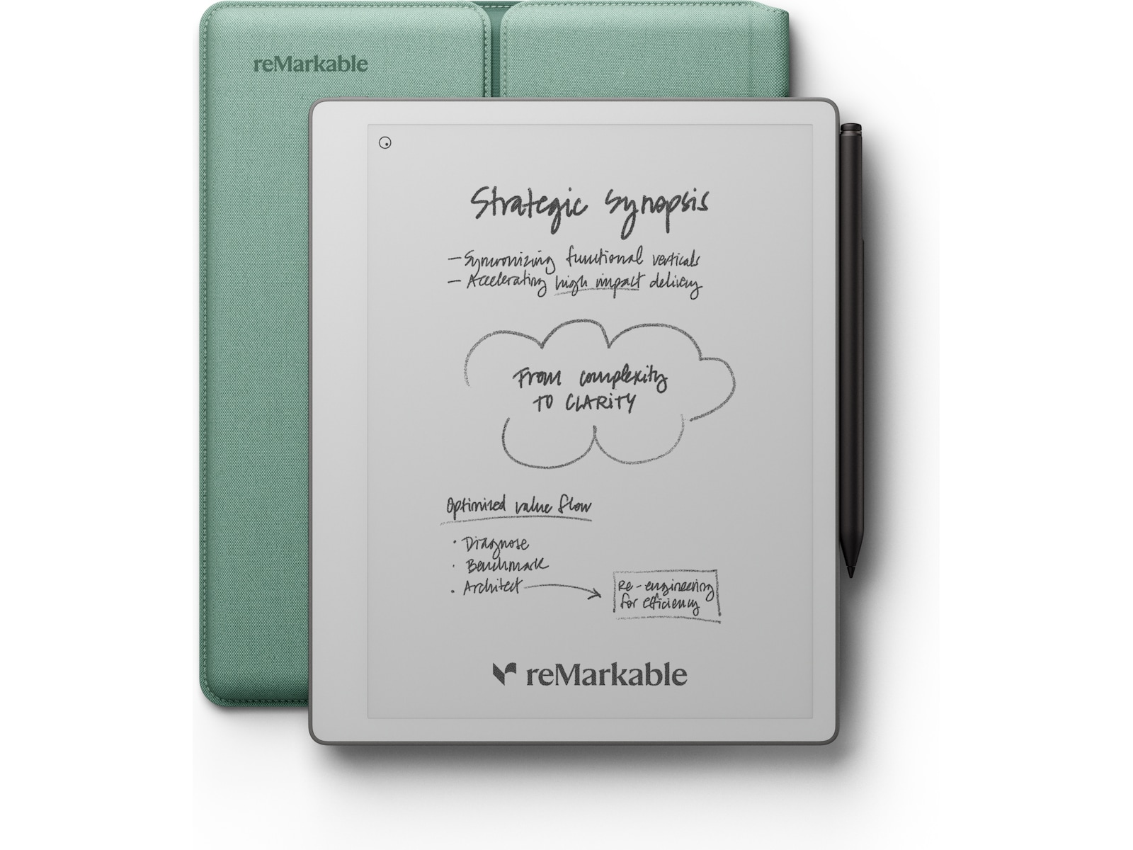 reMarkable Paper Pure - Bundle Green Folio Tablet Folio Green Digitale notatblokker
