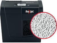 Rexel Makuleringsmaskin Secure X6, krysskutt P4 (sort) Makuleringsmaskiner