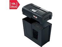 Rexel Makuleringsmaskin Secure X6, krysskutt P4 (sort) Makuleringsmaskiner